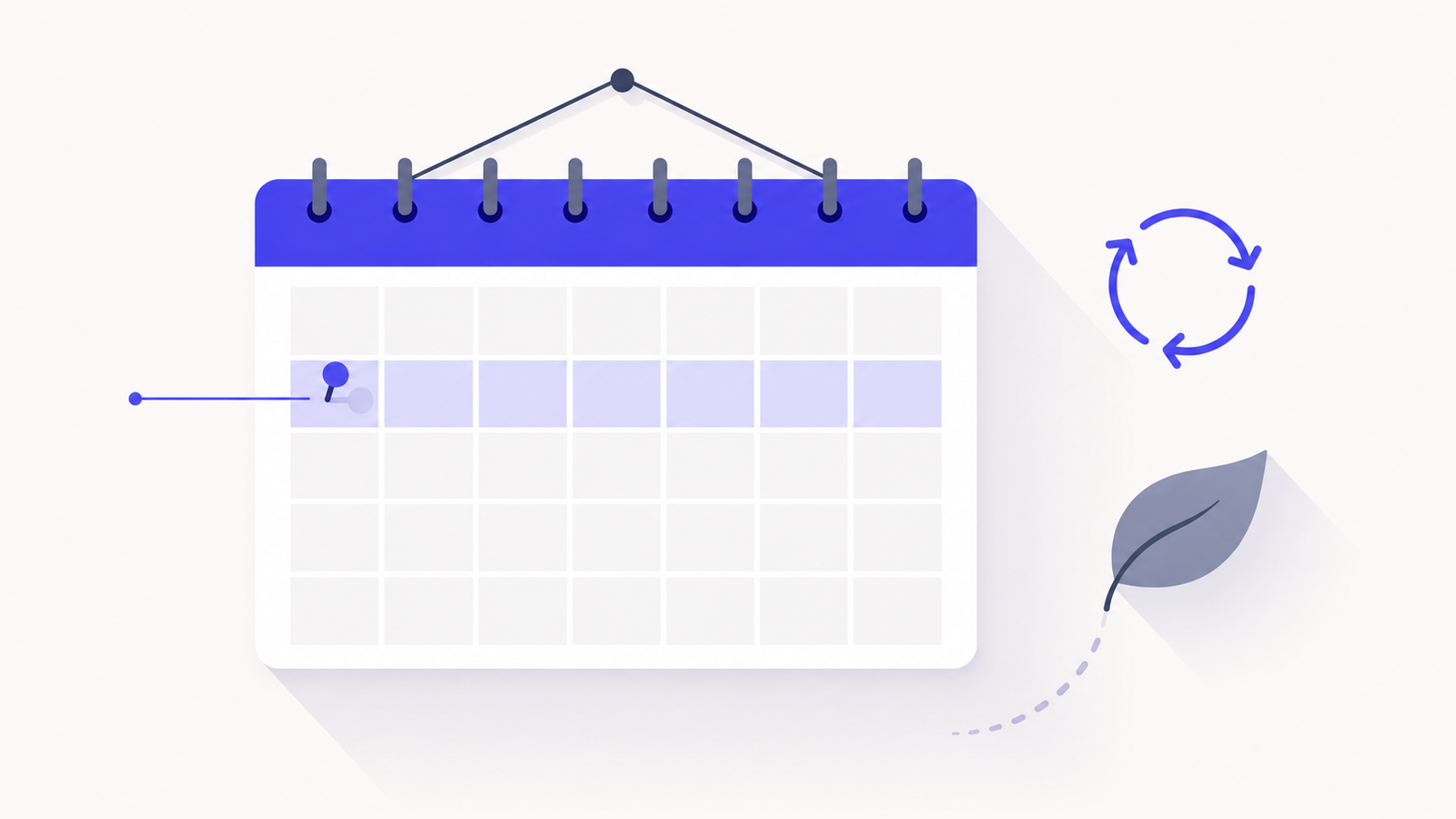 Calendar showing Zero Waste Week 2026 highlighted in the first full week of September